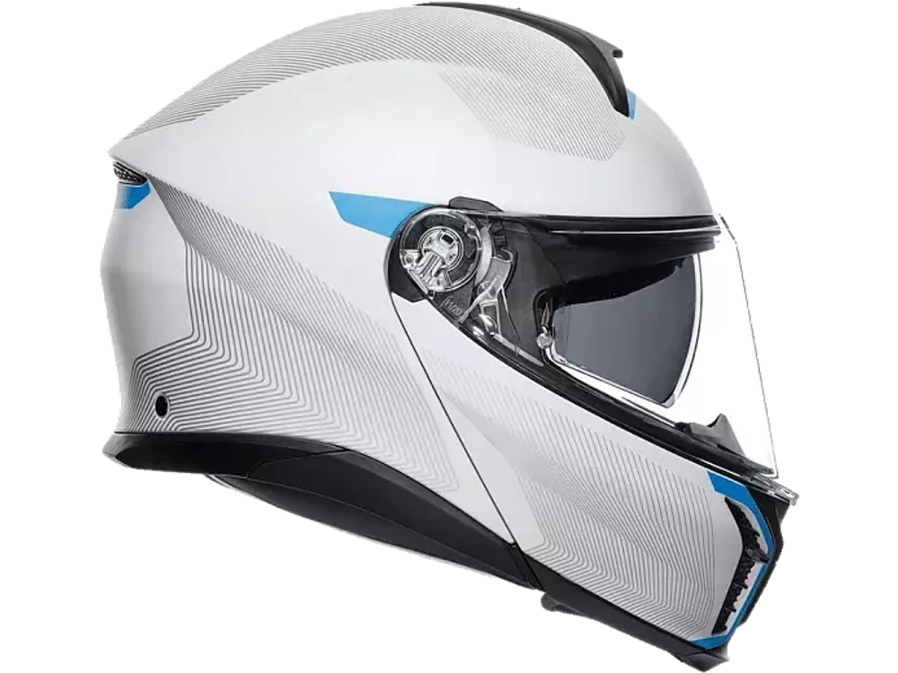 AGV TOURMODULAR FREQUENCY LIGHT GREY/BLUE