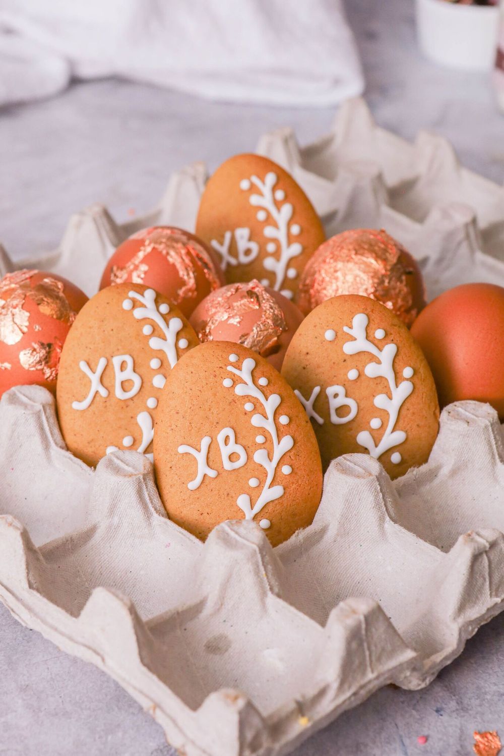 Пасхальные пряники яйца "ХВ"