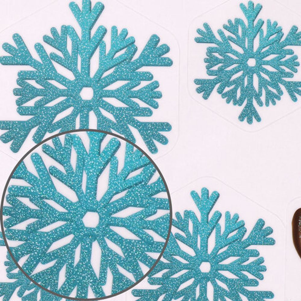 Наклейка для окон (1 штука) двусторонняя МНОГОРАЗОВАЯ 30х38 см, "Ассорти № 1", ЗОЛОТАЯ СКАЗКА, 591921