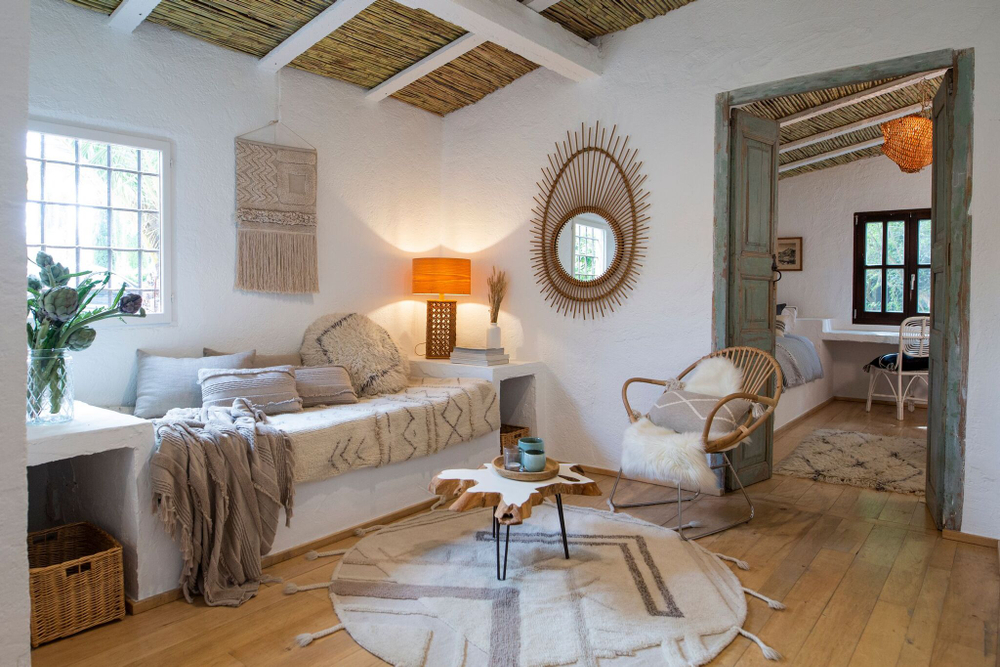 Шерстяной стираемый ковер Lorena Canals Bannock (250Ø см)