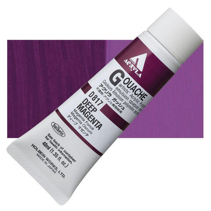Holbein Acrylic Gouache 40 мл. 817 [А] Deep Magenta