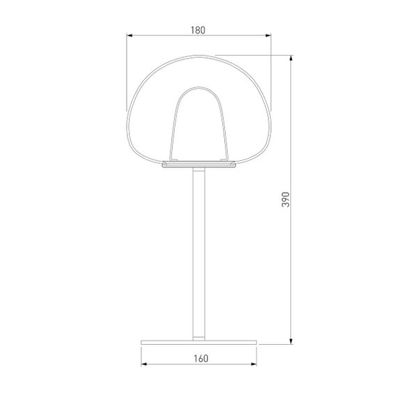 Настольная лампа Eurosvet Twice 90326/1 черный