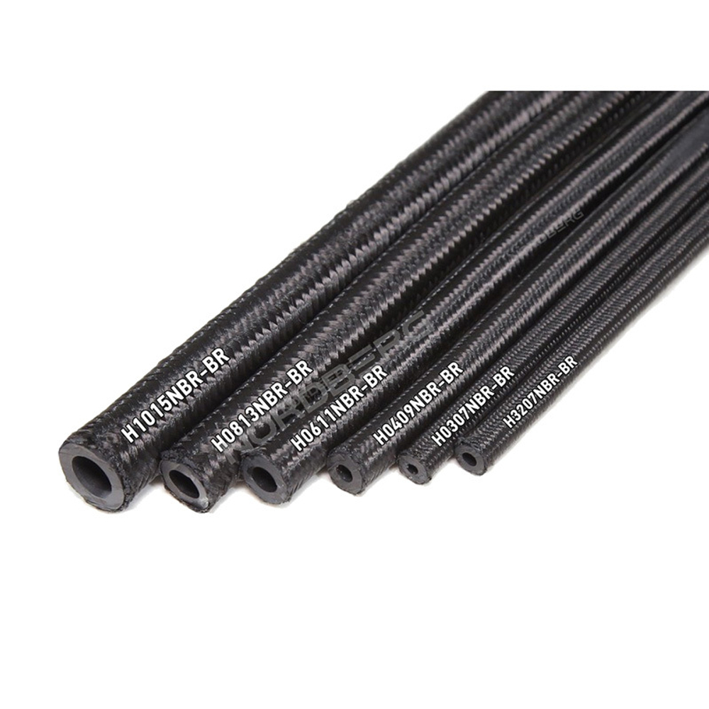 NORDBERG (H0409NBR-BR) Шланг топливный резиновый в оплетке 4 мм
