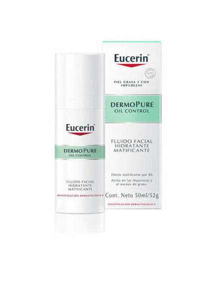 Увлажняющая и матирующая жидкость Eucerin Dermopure 50 ml