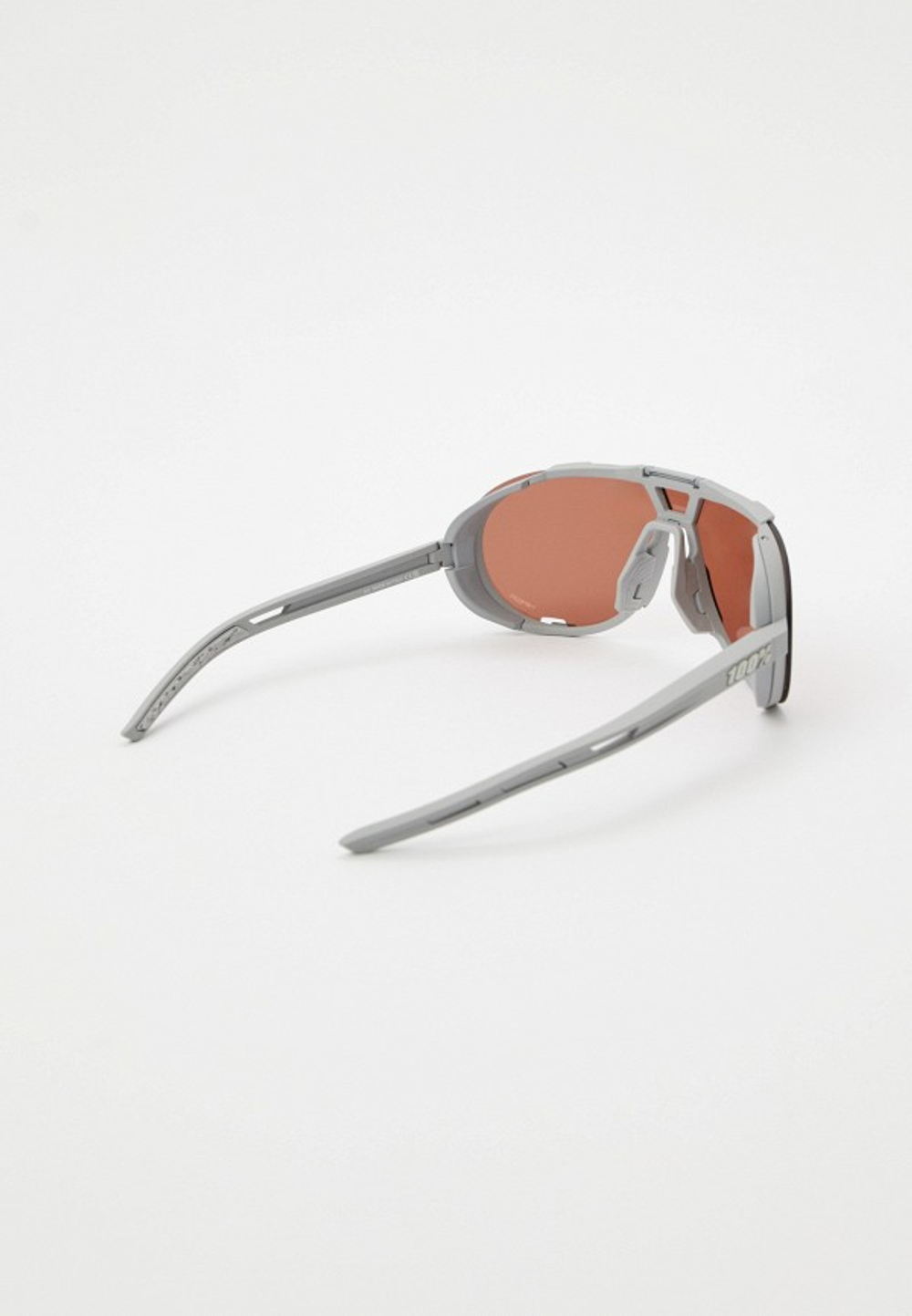 Спортивные очки 100% Westcraft / Soft Tact Stone Grey / HiPER Crimson Silver Mirror Lens