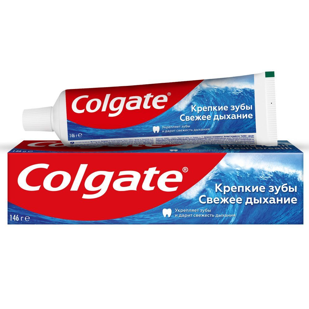 Colgate З/п. Крепкие зубы "Свеж. дыхание" 100мл. *12*48 / 432 / 3024