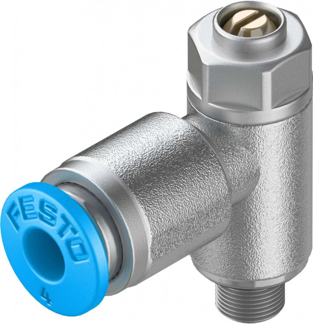 GRLA-M5-QS-4-D Дроссель с обратным клапаном