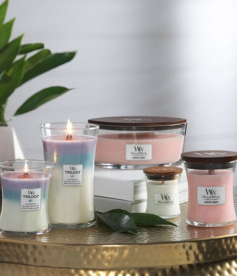 Садовый оазис, ароматическая свеча, WoodWick