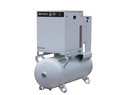 Спиральный компрессор Remeza КС5-8-270Д 380В на ресивере 270л. с рефрижераторным осушителем