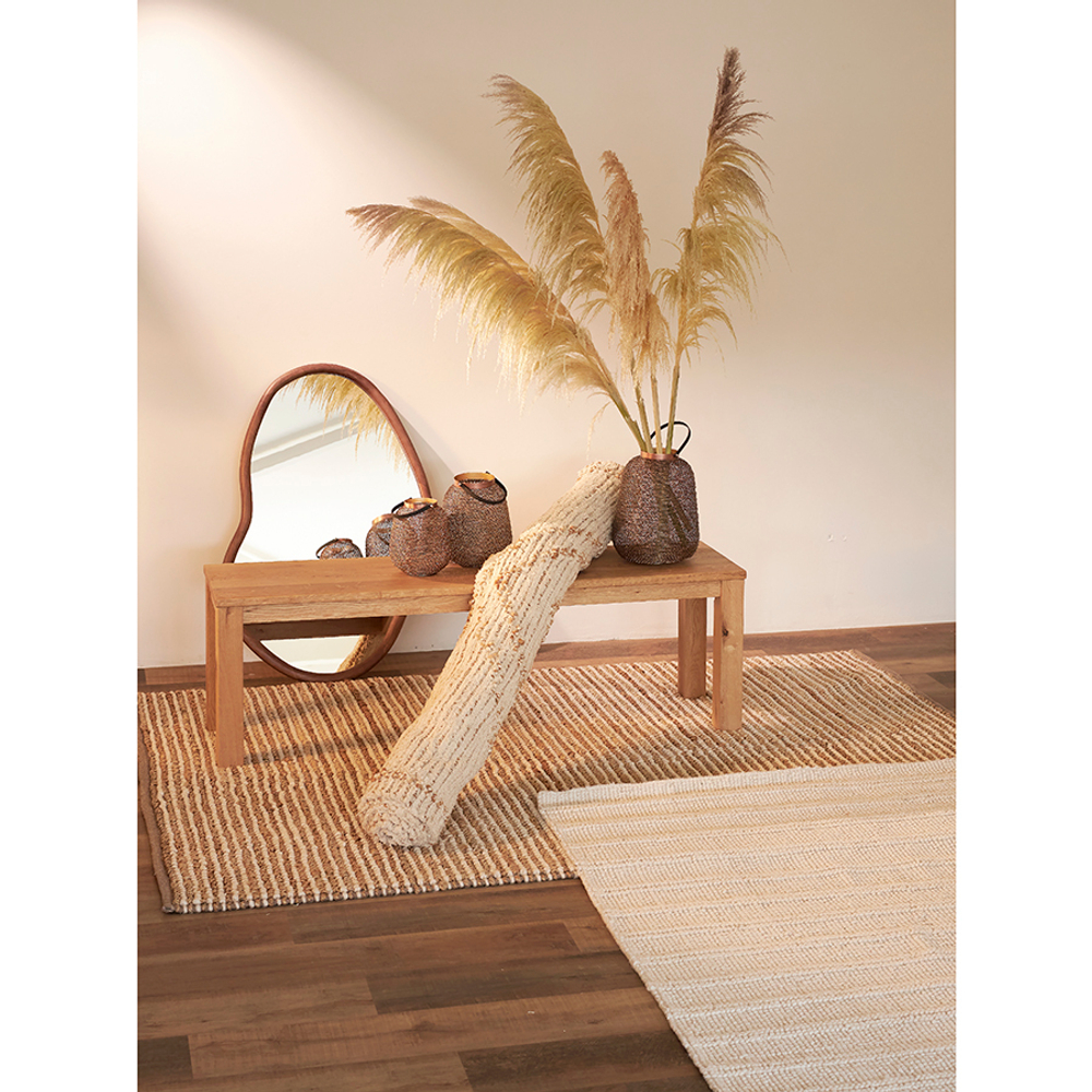 Ковер из джута и шерсти Delhi из коллекции Ethnic, 70x160см