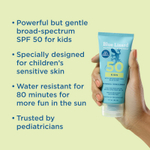 Blue Lizard Australian Sunscreen, детское минеральное солнцезащитное средство, SPF 50, 89 мл (3 жидк. унции)