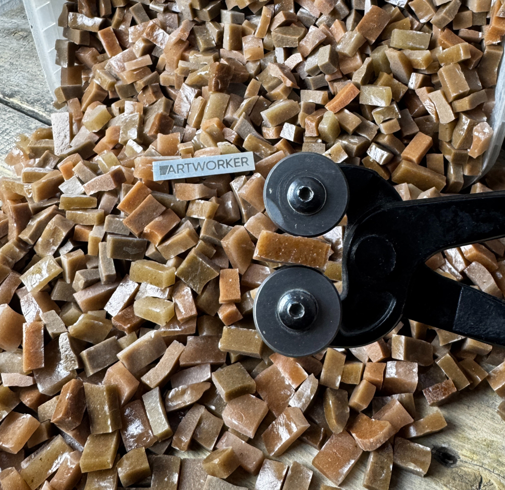 V1.K.brown смальта разноформатная колотая коричневых оттенков