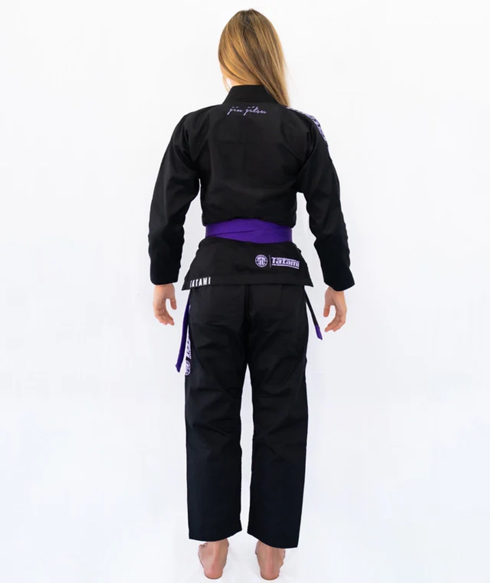Кимоно женское Tatami BJJ Elements Superlite PURPLE & BLACK