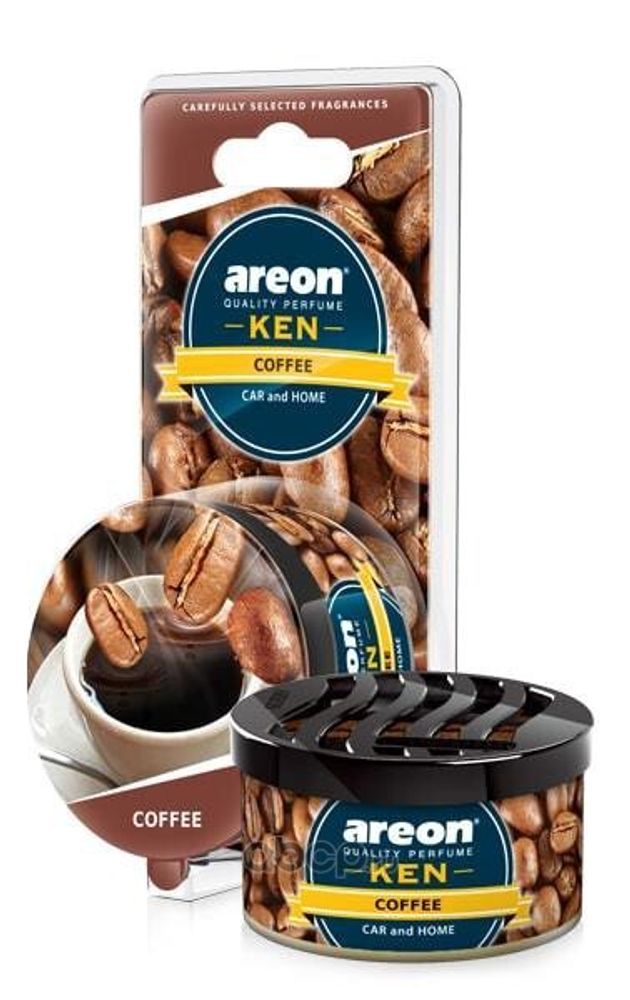Ароматизатор на панель  KEN BLISTER  Кофе (AREON)