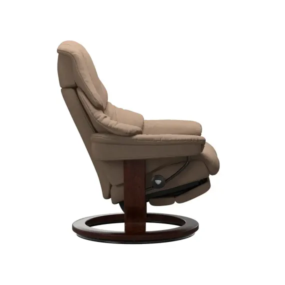 Stressless Reno M Classic Power Leg Back + Battery Pack Dinamica Beige Brown