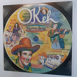Винтажная виниловая пластинка LP Сборник Кантри Музыки Okeh Western Swing 2LP (USA 1982)
