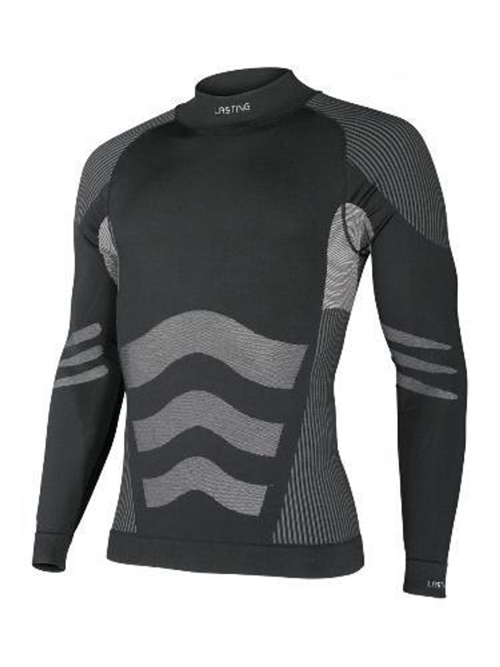 Футболка  мужская Angel/ дл. рукав/ синтетика 320/ черный/ L-XL, ANGEL9080LXL