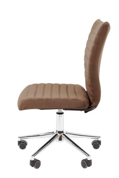 Офисное кресло Chairman 033 Россия ткань велюр T-14 коричневый