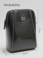Сумка через плечо маленькая кросс боди для телефона кожаная