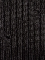 Шапка бини рваная осенняя и снуд