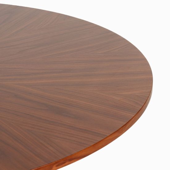 Обеденный стол Louis диаметр 120 коричневый