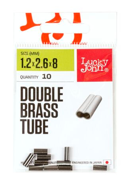 Трубочки обжимные LJ Pro Series DOUBLE LEADER SLEEVER 012, длина 08мм 10шт.