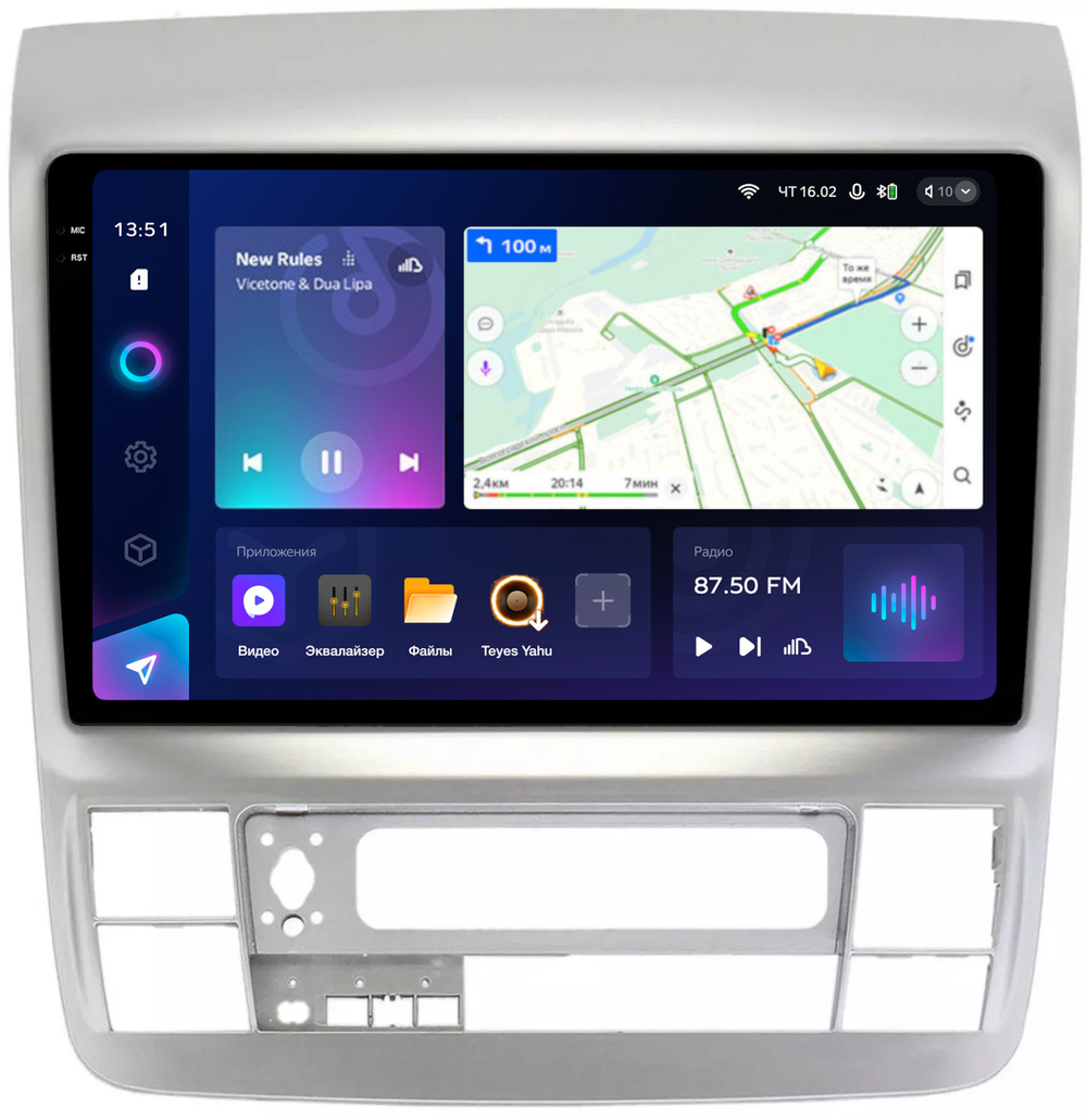 Магнитола для Toyota Alphard H10 2005-2008 - Teyes CC3-2K QLed Android 10, ТОП процессор, 4G SIM-слот, CarPlay