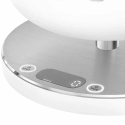 Кухонные весы SMEG, цифровые, максимальный вес 5 кг, шаг 1 г, цвет белый (KSC01WHMWW)