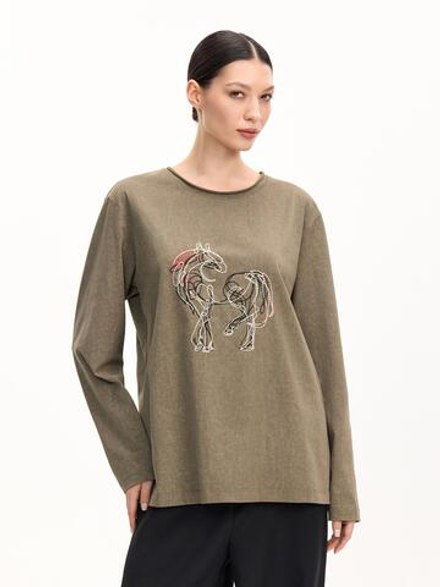 Лонгслив 3125-070-02 First in Space