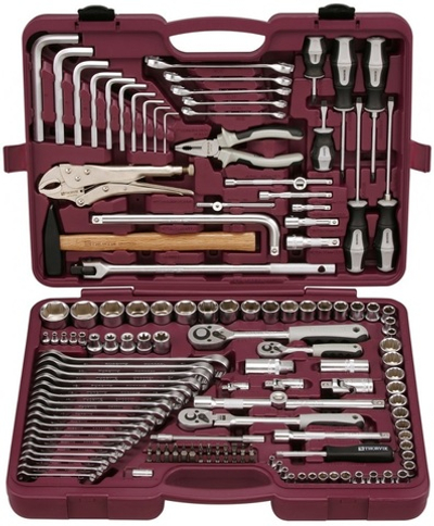 Набор инструмента Thorvik 142 предмета 1/4", 1/2", 3/8" DR UTS0142