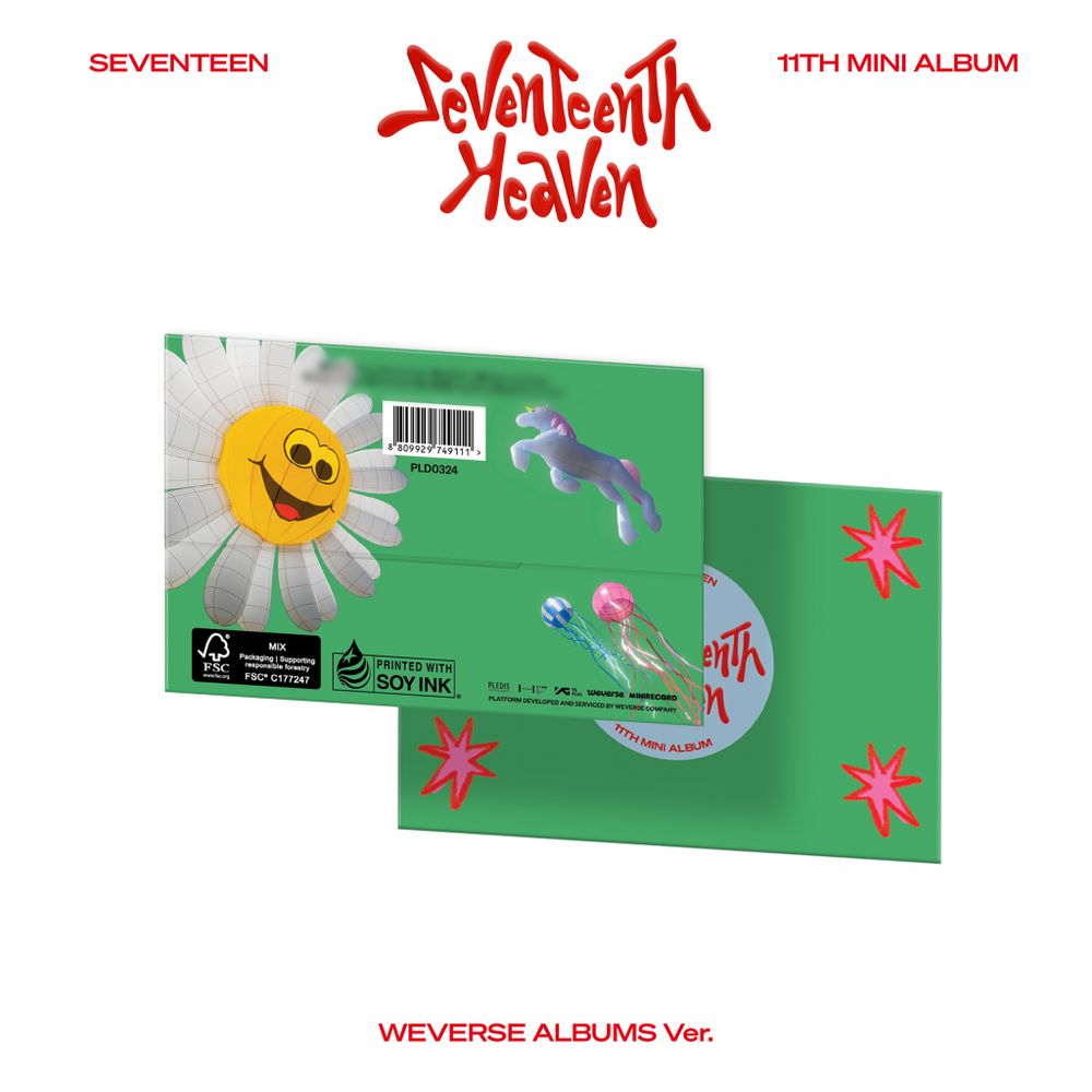 Альбом SEVENTEEN - 11th Mini Album &#39;SEVENTEENTH HEAVEN&#39; Weverse Album ver