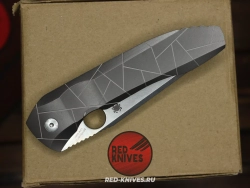 Нож Spyderco Nirvana - рукоять титан, сухарь, керамика в осевом C199TI