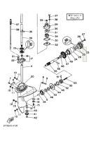 Сальник редуктора для лодочных моторов 5-8/F6-F9.9