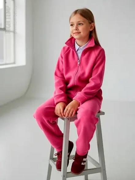 Теплый флисовый комбинезон с карманами