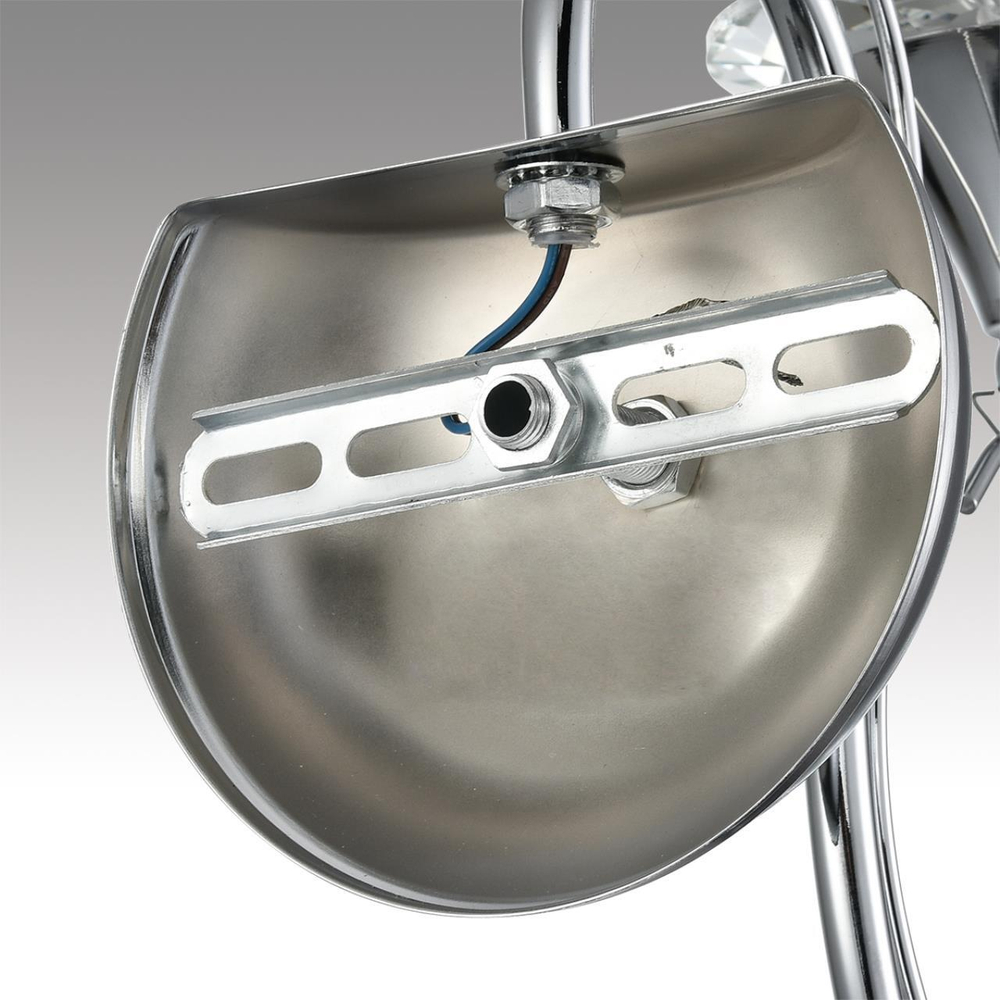 8032/1W CLASSI LN26 металл/хрусталь, хром/прозрачный Бра E14 1*40W 220V LAOKA