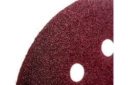 Универсальный шлифовальный круг STAYER на велкро основе 125 мм 8 отверстий 5 шт. Р80 35452-125-080