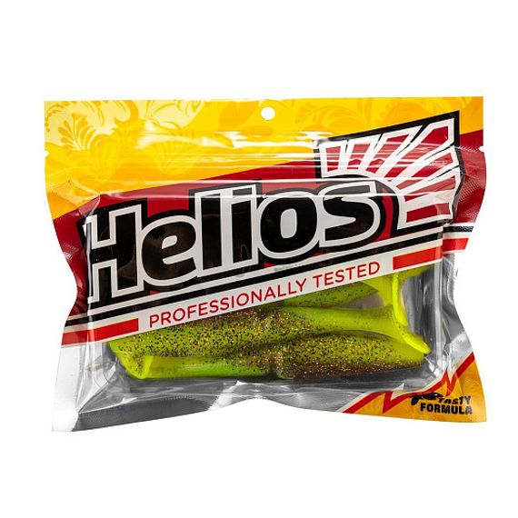 Виброхвост Guru 5,0&#39;/12,7 см Golden Lime 5шт. (HS-31-048) Helios