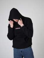 Купить худи мужское черное провинция