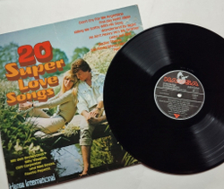 Винтажная виниловая пластинка LP Сборник 20 Super Love Songs (Germany 1974)