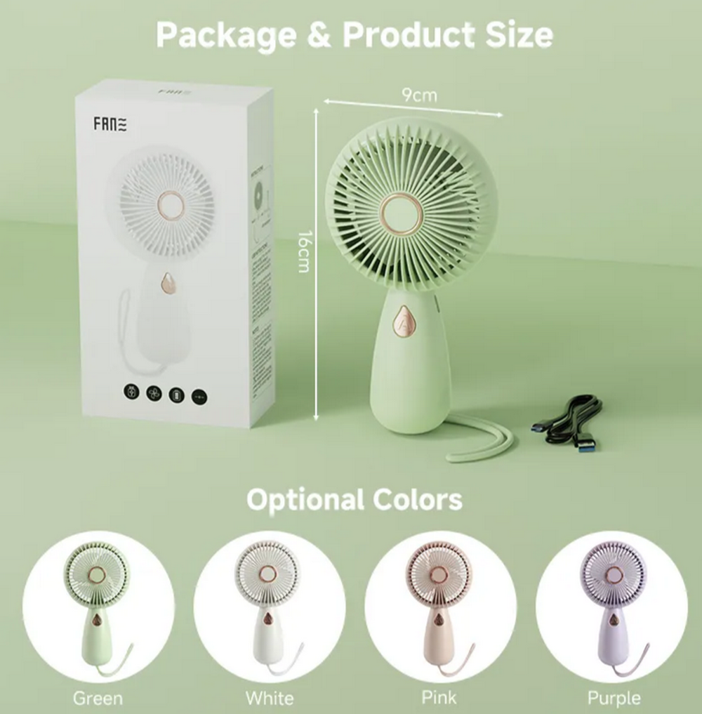 Вентилятор аккумуляторный Mini Fan RoHS ZB103