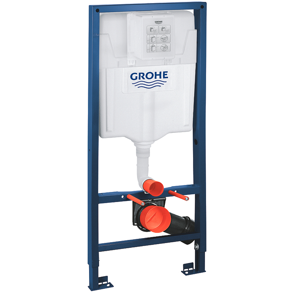 Инсталляция Grohe Rapid SL 38811KF0 для унитаза с Черной матовой клавишей смыва