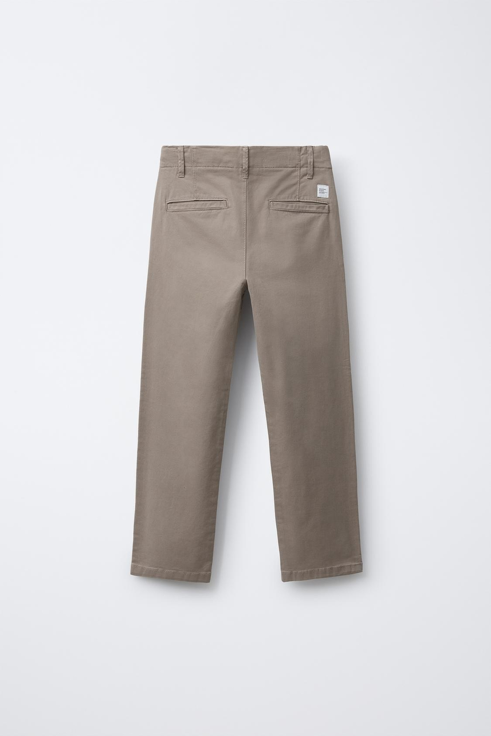 ZARA БАЗОВЫЕ БРЮКИ ЧИНОС, БЕЖЕВЫЙ