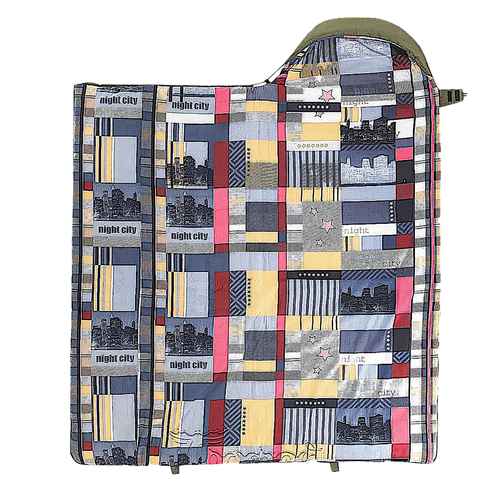 Спальный мешок Одеяло Nisus Travel Wide Plus 400 220х106см +10/-5/-12°С 2.7кг Hollowfiber -