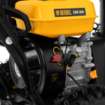 Гибридная снегоуборочная машина с функц. подметания SWB-800, 212 сс, руч. старт, 2 насадки// Denzel