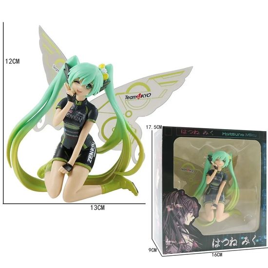 Фигурка Аниме Мику Хацунэ Бабочка / Miku Hatsune 12х13см