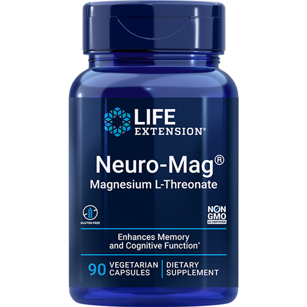 Neuro-Mag Magnesium L-Threonate 90 капсул Life Extension
