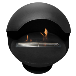 Каминокомплект:Биокамин Firelight BFP/F-55 Sphere+Набор керамических камней М, белые