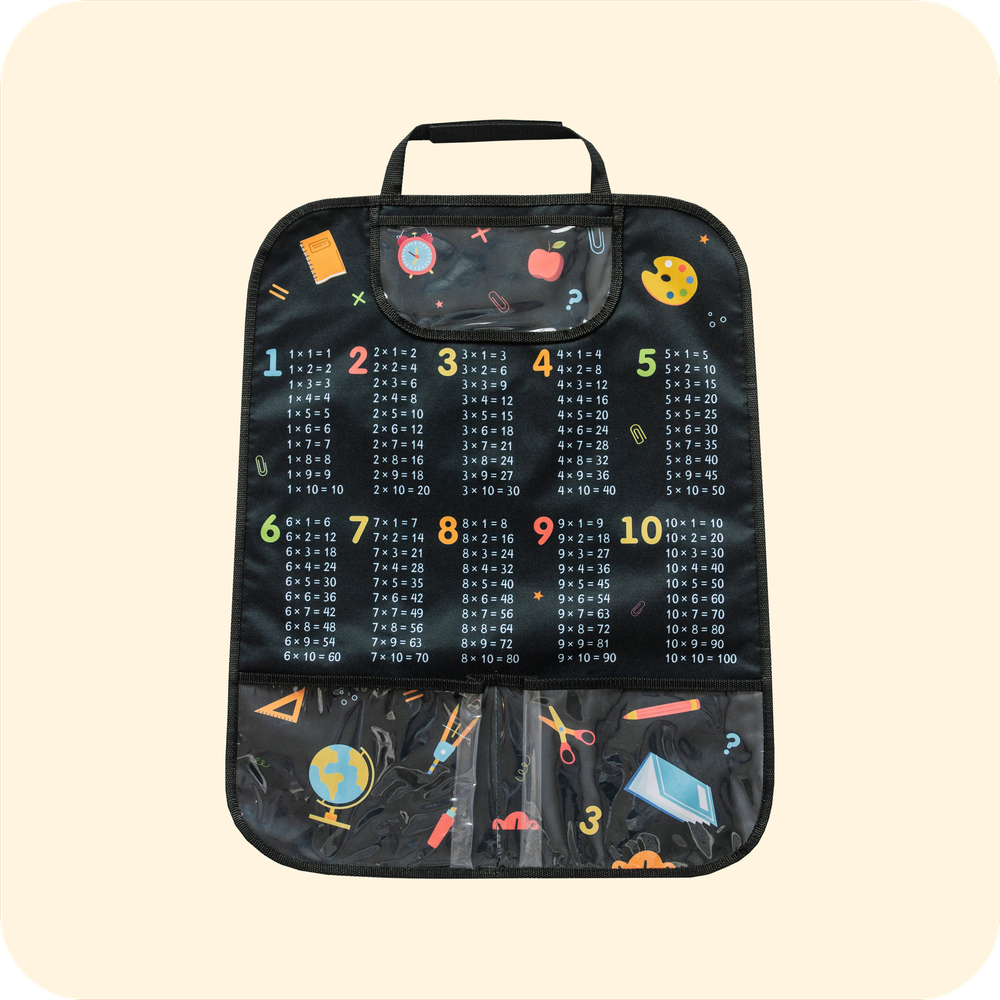 Накидка на сидение автомобиля. Таблица умножения