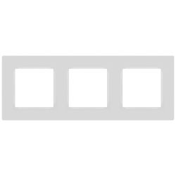 Рамка для розеток и выключателей ЭРА Серия 12 12-5203-01 на 3 поста, Классик, белый