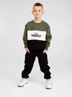 Спортивный костюм детский теплый, оверсайз